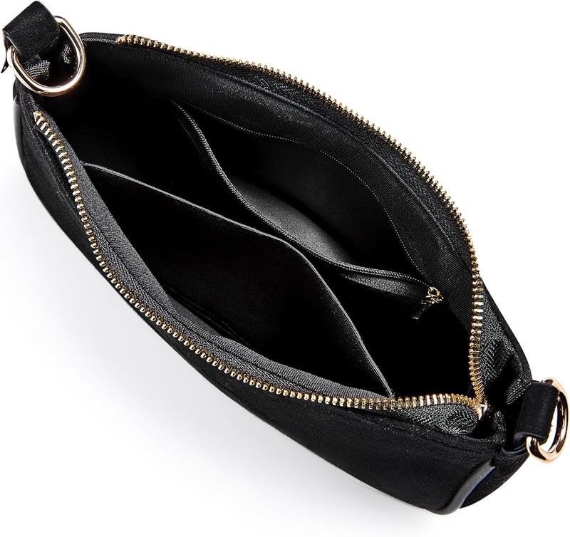 VODIU Clutch Tote Handbags with 2 Removable Straps and Zipper Closure Crossbody Bags Shoulder Purse Handbag for Women - Image 3